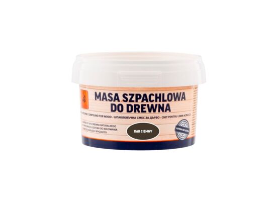 Masa szpachlowa do drewna 250 g dąb ciemny DRAGON