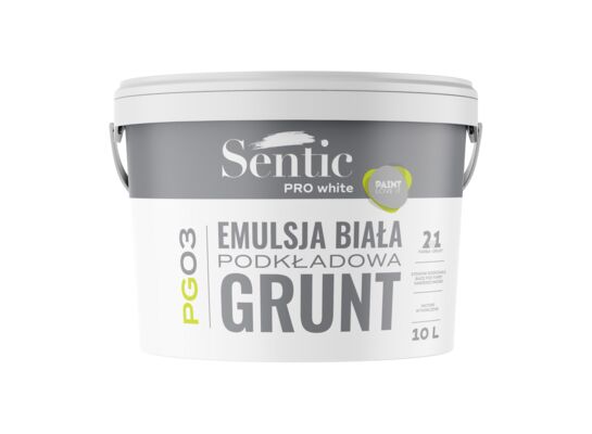 Emulsja podkładowa GRUNT PG03 biały 10 l SENTIC