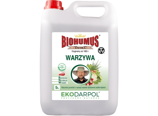 Nawóz BIOHUMUS EXTRA warzywa 5 l Ekodarpol
