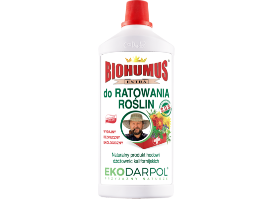 Nawóz BIOHUMUS EXTRA SOS do ratowania roślin 1 l Ekodarpol