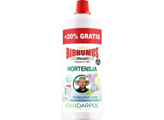 Nawóz BIOHUMUS EXTRA hortensja 1,2 l Ekodarpol