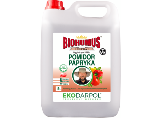 Nawóz Biohumus Extra pomidor i papryka 5 l Ekodarpol