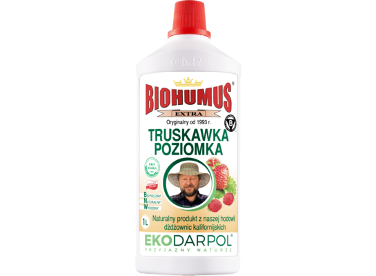 Nawóz Biohumus Extra truskawka i poziomka 1 l Ekodarpol