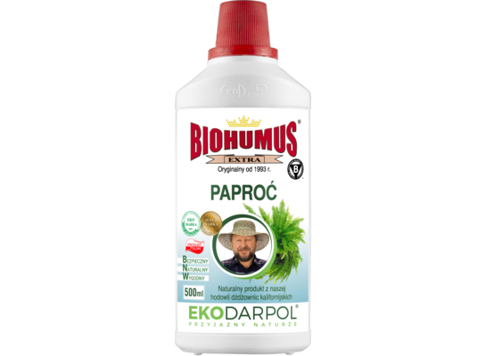 Nawóz Biohumus Extra paproć 0,5 l Ekodarpol