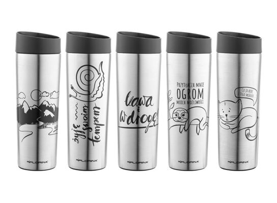 Kubek termiczny nierdzewny 350 ml mix 5
