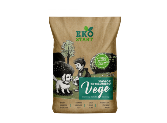 Nawóz do trawników VEGE worek papierowy 5 kg EkoStart