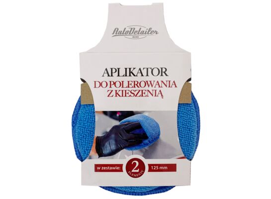 Aplikator do polerowania z kieszenią 125mm (2 szt.) AutoDetailer by 4Car