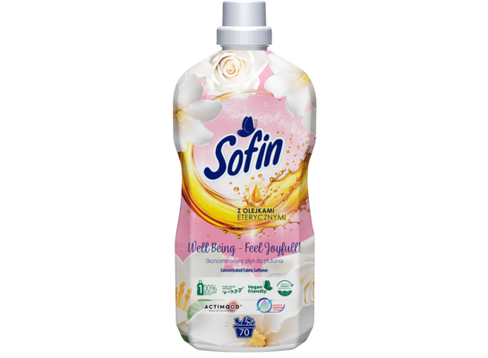 Skoncentrowany płyn do płukania tkanin Well Being - Feel Joyful 1,4 l SOFIN