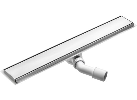 Odpływ liniowy z kołnierzem ruszt pełny 80 cm syfon H65 Deante