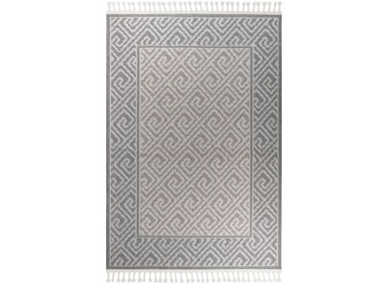 Dywan prostokątny Jardin 80 x 150 cm szaro-biały