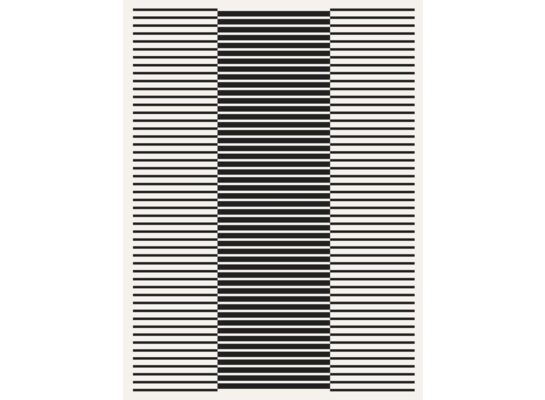 Dywan Casa 120 x 160 cm zebra biało-czarny