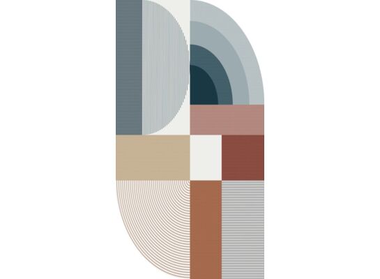 Dywan Oslo nowoczesny 80 x 150 cm wielokolorowy wz1