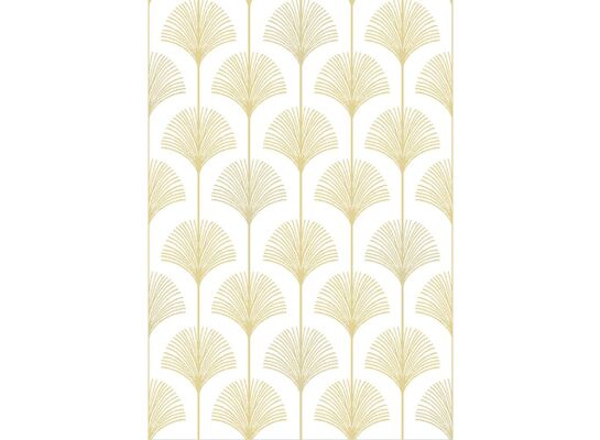 Dywan Sofia 160 x 230 cm dmuchawce biało-złoty