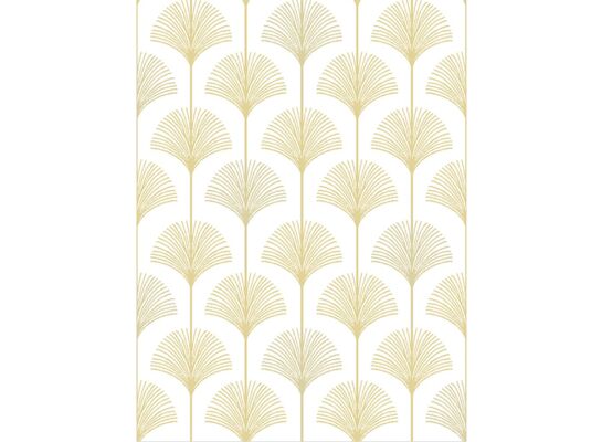 Dywan Sofia 120 x 160 cm dmuchawce biało-złoty