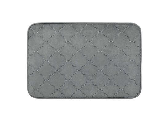 Dywanik łazienkowy Napoli 40 x 60 cm szary