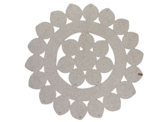 Dywan okrągły Zoja 100 cm szary