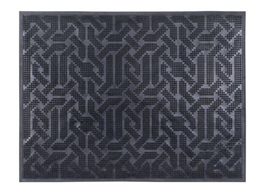 Wycieraczka gumowa 55,3 x 41,2 cm czarny