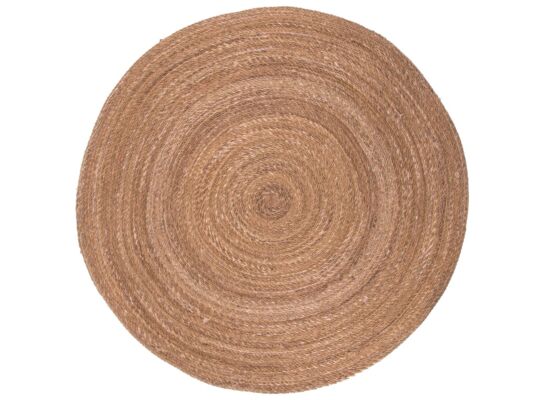 Dywan okrągły Wicker naturalny okrągły 100 cm brązowy