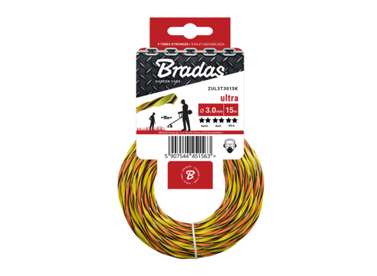 Żyłka ULTRA L3 twist 2 mm x 15 m Bradas