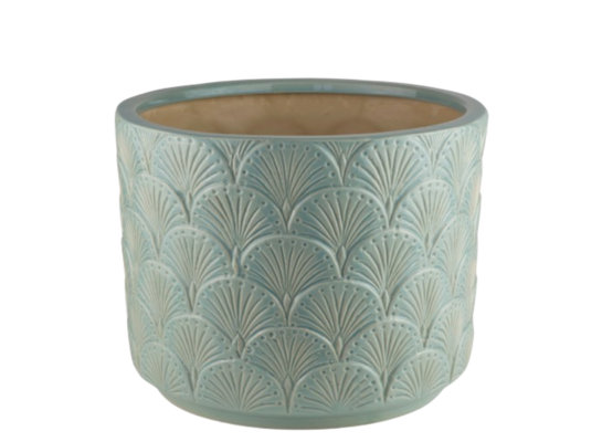 Donica ceramiczna Abanico S 18 cm morski