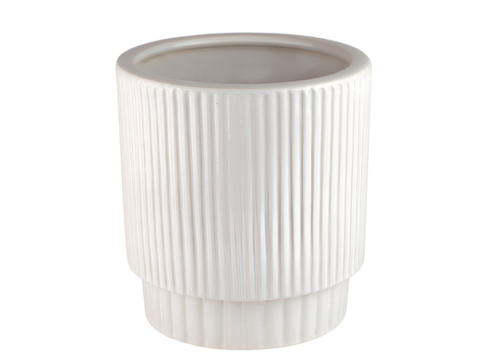 Donica ceramiczna Correa M 26 cm biały