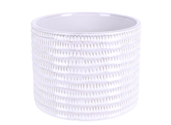 Osłonka ceramiczna Onde M 17 cm jasnoszary