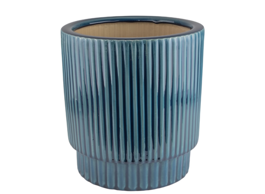 Donica ceramiczna Correa M 26 cm granatowy
