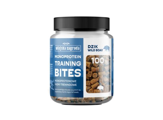 Przysmak treningowy dla psa dzik kąski monoproteinowe 150 g Wiejska Zagroda