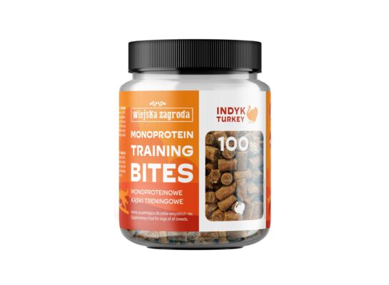 Przysmak treningowy dla psa indyk kąski monoproteinowe 150 g Wiejska Zagroda
