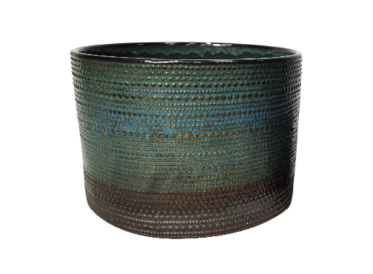 Osłonka ceramiczna Tresillo L 21 cm zielony