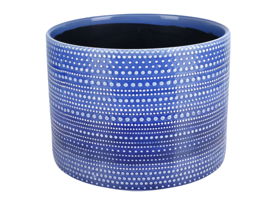 Osłonka ceramiczna Tresillo M 17 cm granatowy