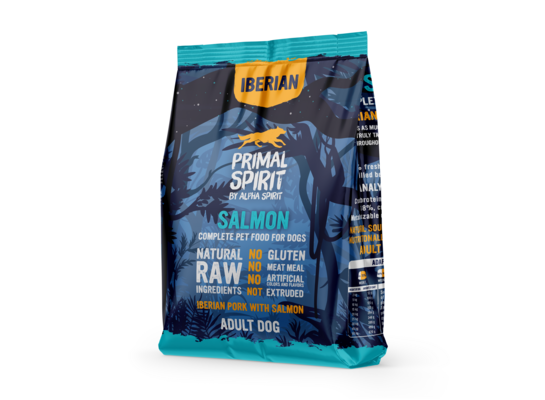 Karma sucha dla psa wieprzowina z łososiem 1 kg Primal Spirit