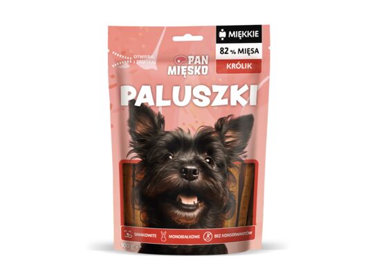 Przysmak dla psa Paluszki królik 100 g Pan Mięsko