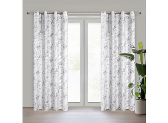 Zasłona gotowa Sienna 140 x 250 cm przelotki wielokolorowy