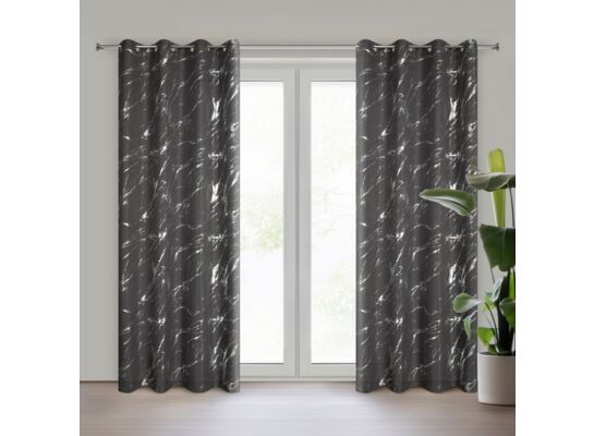 Zasłona gotowa Lani 140 x 250 cm przelotki stalowy