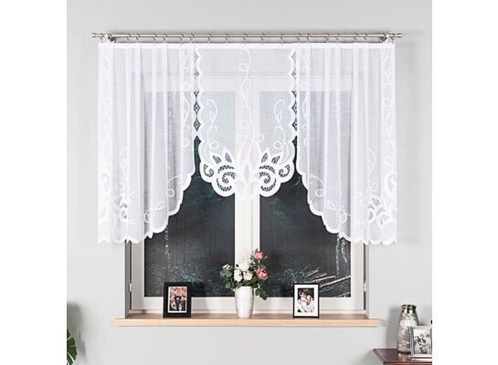 Firana żakardowa Ewelina 120 x 300 cm biały