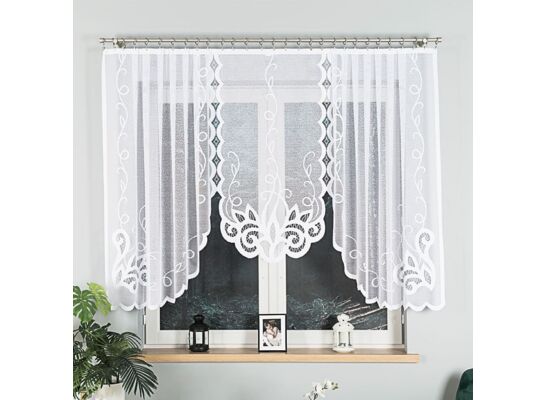 Firana żakardowa Ewelina 140 x 300 cm biały