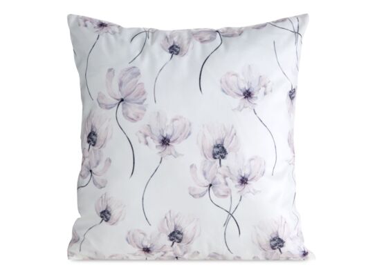 Poszewka dekoracyjna Mink 45 x 45 cm fioletowe kwiaty wielokolorowy