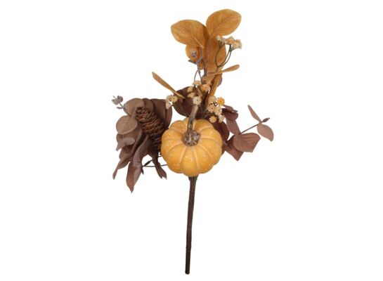 Sztuczna gałązka jesień 35 cm brązowy