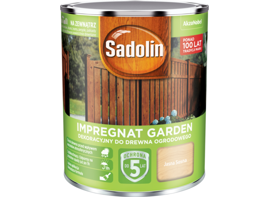 Impregnat dekoracyjny do drewna ogrodowego Garden Jasna Sosna 0,7 l Sadolin