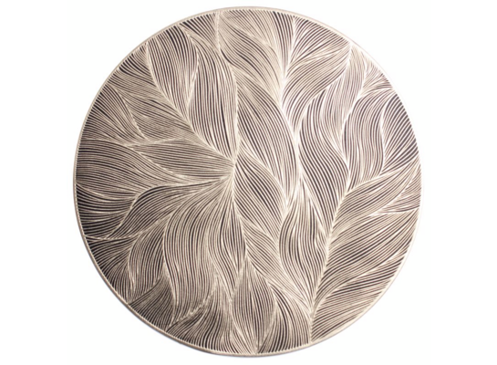 Podkładka Nami okrągła 38 cm czarno-złoty