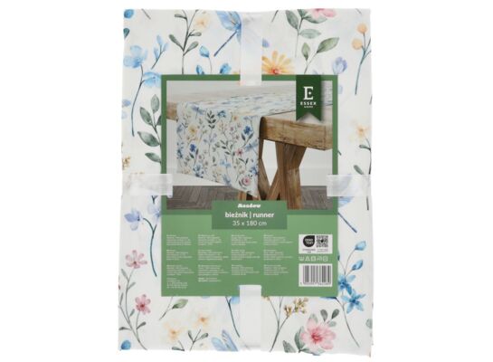 Bieżnik Meadow 180 x 35 cm drobne kwiaty wielokolorowy