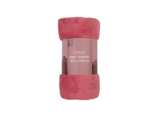 Koc Colorado 150 x 200 cm różowy