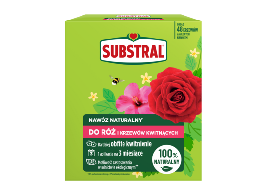 Naturalny nawóz DO RÓŻ I KRZEWÓW KWITNĄCYCH 1,2 kg SUBSTRAL