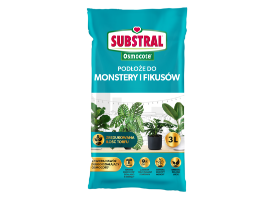 Gotowe podłoże Osmocote DO MONSTER I FIKUSÓW 3 l SUBSTRAL