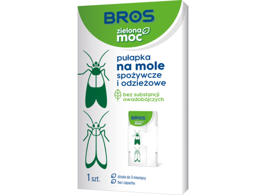 Pułapka na mole spożywcze i odzieżowe 1 sztuka Zielona Moc Bros