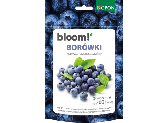 Koncentrat do nawożenia borówek 200 g BOPON BLOOM!
