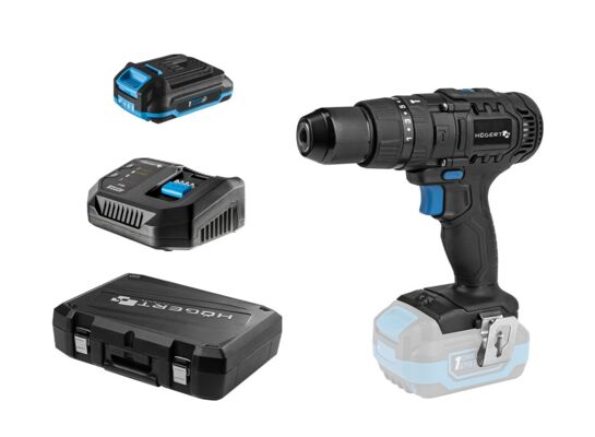 Wiertarko-wkrętarka udarowa akumulatorowa 50 Nm 18 V HOGERT