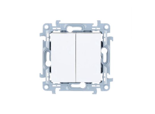 Łącznik świecznikowy moduł 10 AX 250 V zaciski śrub biały SIMON10