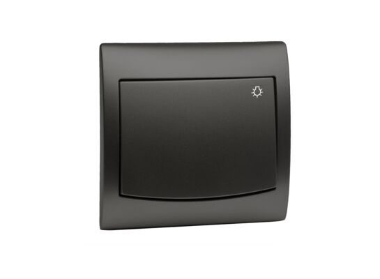 Łącznik światło ŁP-5V czarny VEGA Polmark